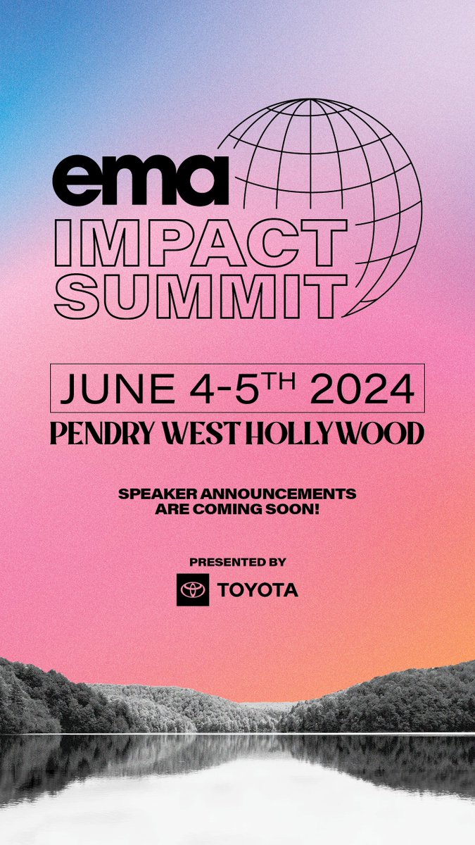 Major speaker announcements are coming next week! Secure your spot at EMA IMAPCT before we announce and sell out --> green4ema.org/impact-summit-… #climateaction #losangeles