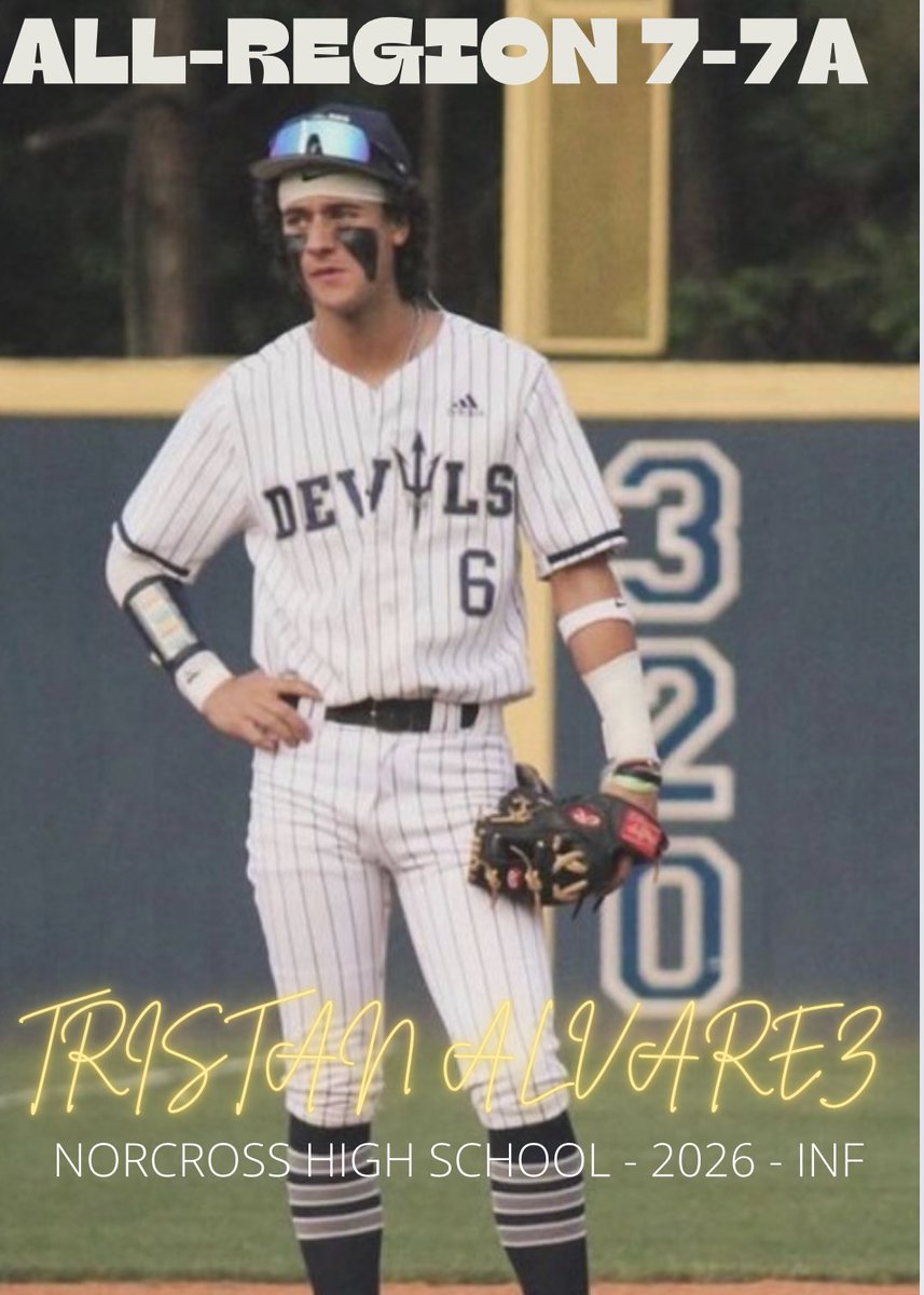 Congratulations to <a href="/TristanAlva1407/">Tristan J Alvarez</a> on being selected to the All Region 7-7A Team! #GoDevils