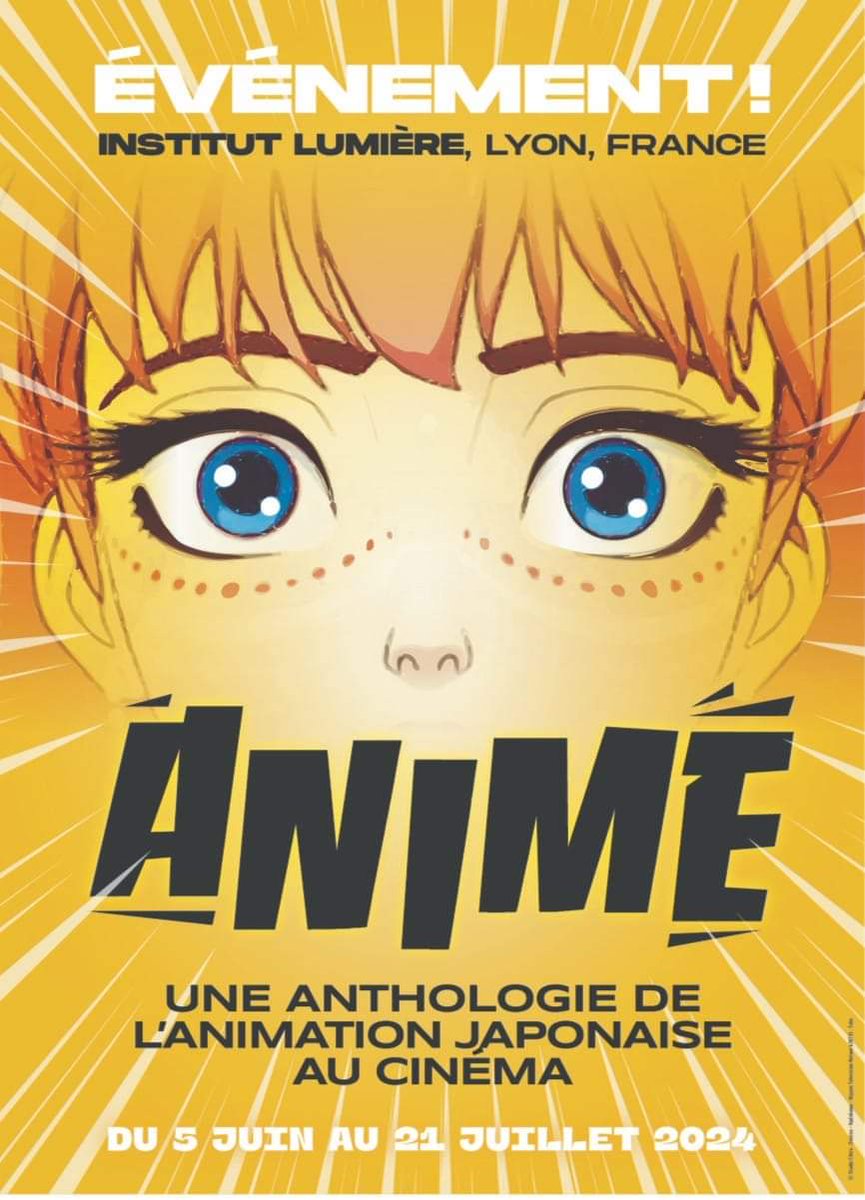 L' @InstitutLumiere nous prépare une anthologie de l'animation japonaise avec plusieurs séances du 5 juin au 21 juillet.
Plus d'infos prochainement.