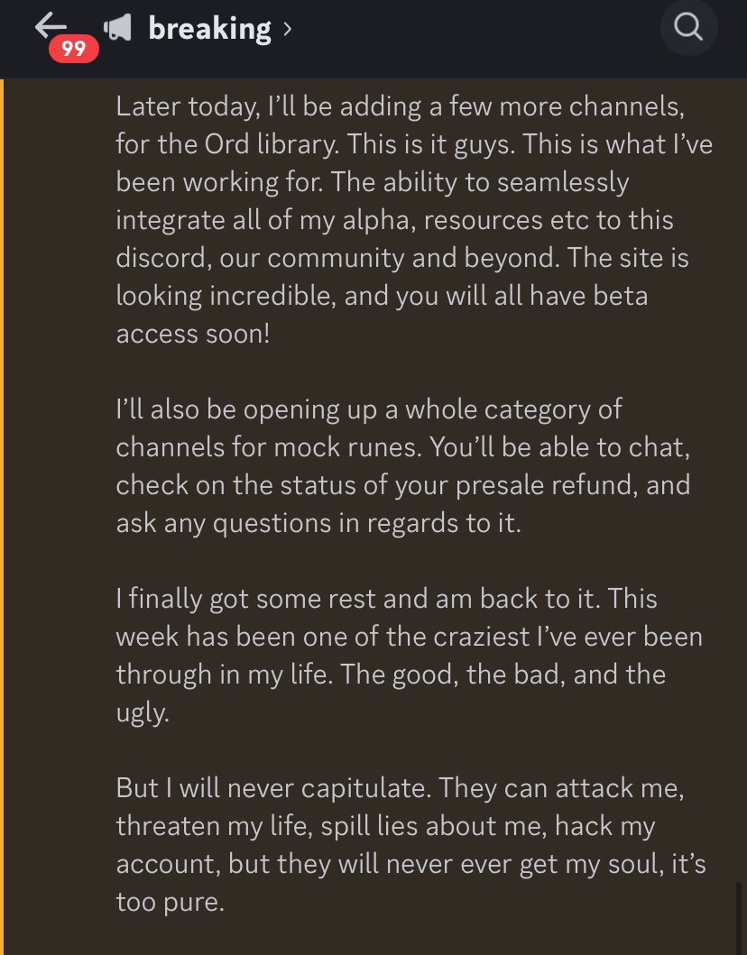 @CrpytoDrake @7h3W0lf0nX @StewieCrypto_ While you are spreading lies and false information, I’m busy making my community whole again…keep defaming and slandering me. It only fuels my fire that much more. Just because you folks are misinformed doesn’t mean I’m not cooking. Keep spreading lies tho GG.