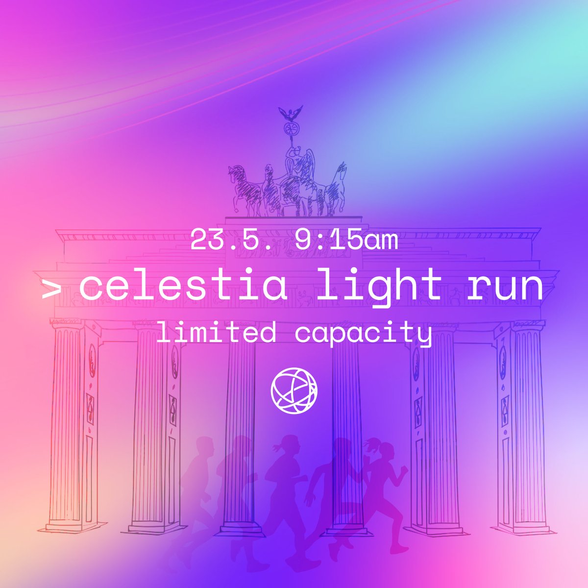 We build, we ship and we run! 🏃🏻‍♀️ Running season has started baby, come join @CelestiaOrg team for a morning jog and a little breakfast. Sweat with us before your hectic conference day starts! Our marathon runners will be leading the way... @renelubov, @ninabarbakadze & team💜