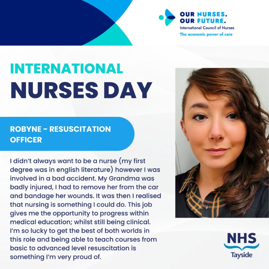 Today marks International Nurses Day. This gives us an opportunity to recognise the dedication and commitment of all of our nurses working in hospital and community services across Tayside. Nurses Joy, Janet, Wendy and Robyne share their stories. #IND2024