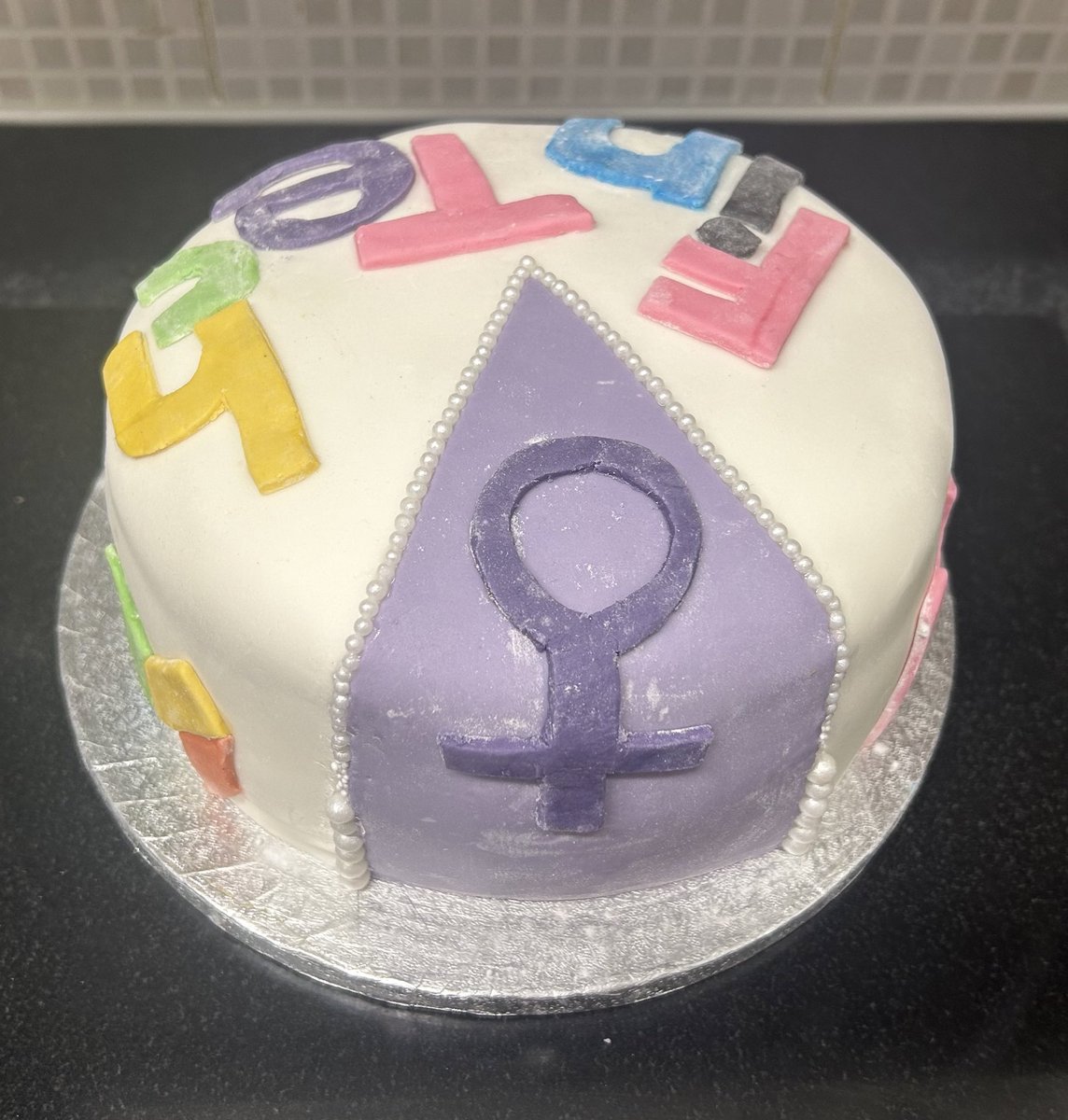 chloefoxr's tweet photo. Bake your research? 🍰🎓 #FinTech gender inequalities in cake form for @GeographyUOM Bake Off! https://t.co/tiDNV12aQP