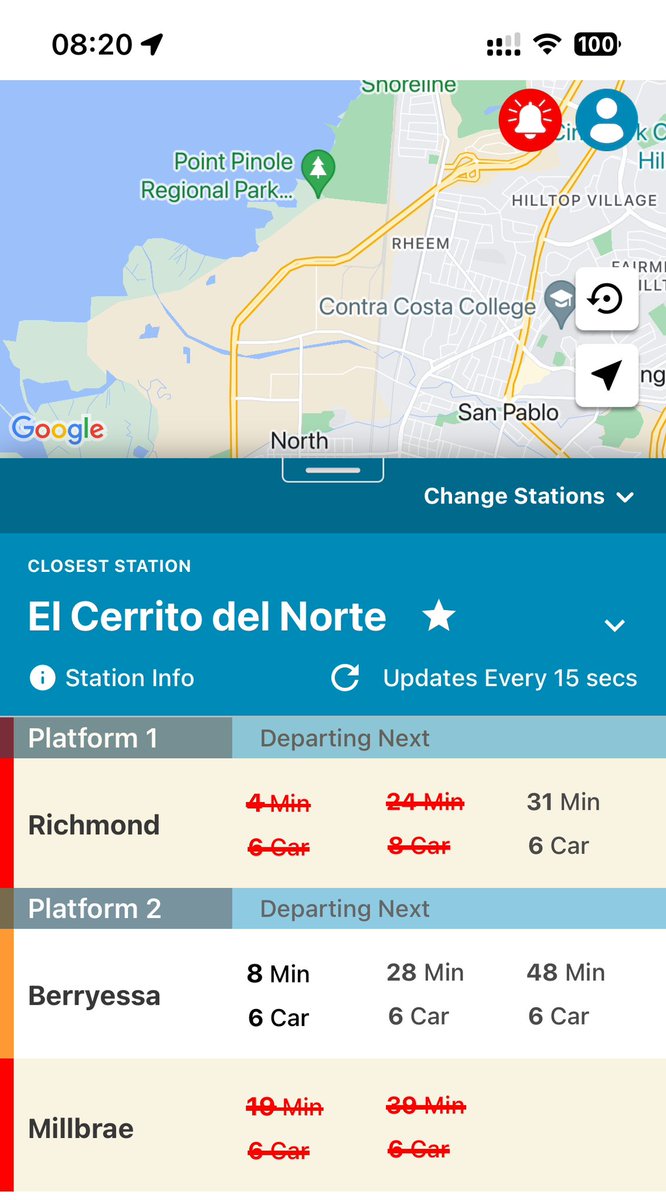 kenyaw's tweet photo. Hi @SFBART does this mean the Orange (Berryessa) line is now running from Richmond to MacArthur? #sfbart #transit https://t.co/VCGWtrf13F