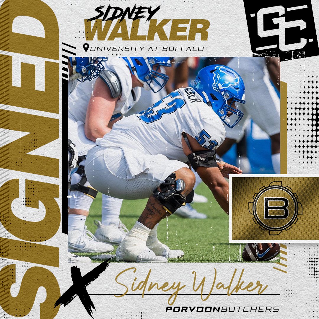 Congratulations to our #TGCathlete OL Sidney Walker for signing with the Porvoon Butchers in Finland. Sidney will bring his relentless effort to a team and immediate leadership upfront on the line for the Butchers. #thegridironcrew #Finland #porvoonbutchers #trenchwarfare