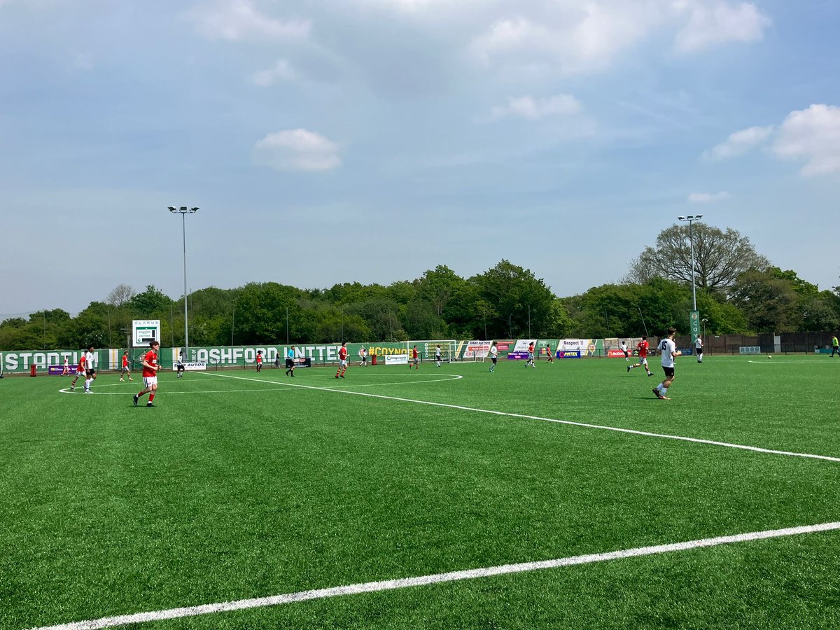This afternoon we entertained a post season tournament match for our year 1 students Vs Ebbsfleet, sweltering conditions but an entertaining game 🔴⚪️⚽️🔥 #Post16