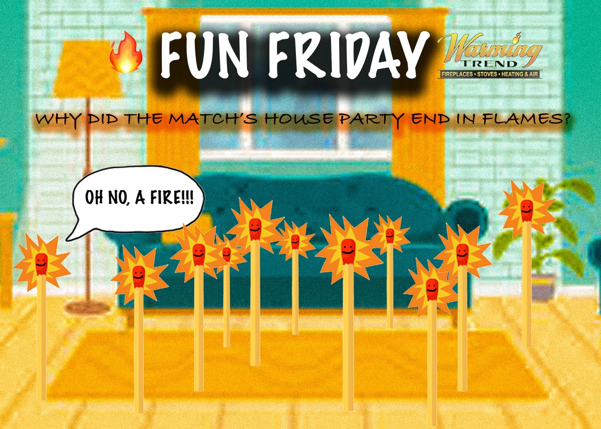 afire4u's tweet photo. HAPPY FRIDAY!! All of us at Warming Trend wanted to start a little tradition! Every Friday we will be doing a fun trivia question about fire to see if you all can get it right!
So here is the First Warming Trend Fun Friday Trivia!
Put your answers in the comments below!! #trivia https://t.co/TTpFRNTERM