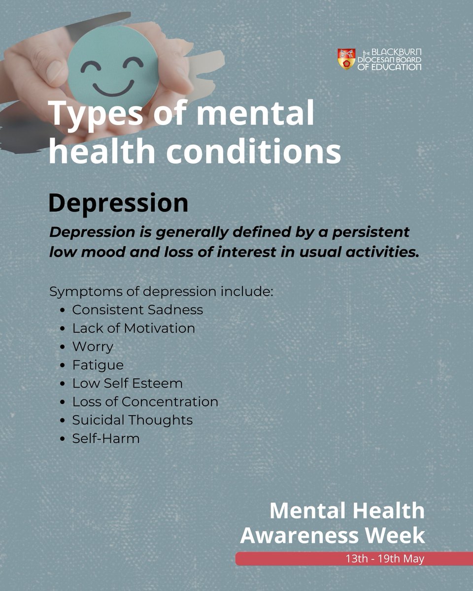 Sharing signs and symptoms of depression for mental health awareness week. #MentalHealthAwarenessWeek #mentalhealth