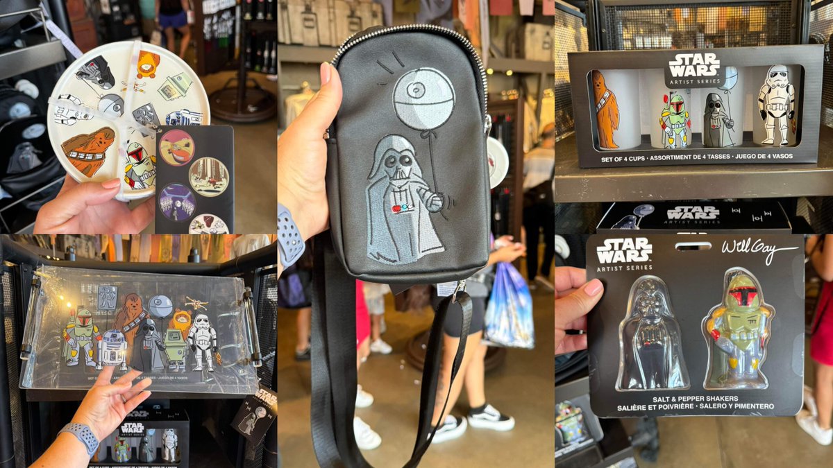 Star Wars Artist Series by Will Gay Collection Spotted At Disney Springs! chipandco.com/star-wars-arti…