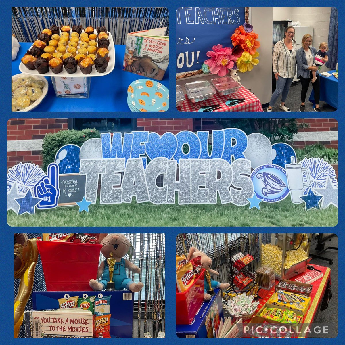 We would like to send our gratitude to the PTA and families for showering our teachers and staff with love and appreciation throughout this entire week. Thank you for everything you do! #Bettertogether