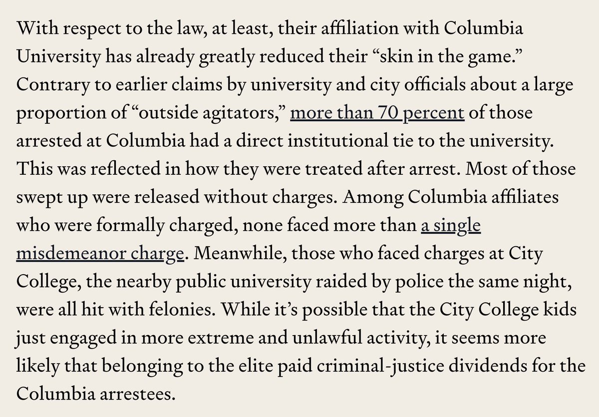 damn, the inequality of the student uprisings have indeed become the site for the truth of class to speak.