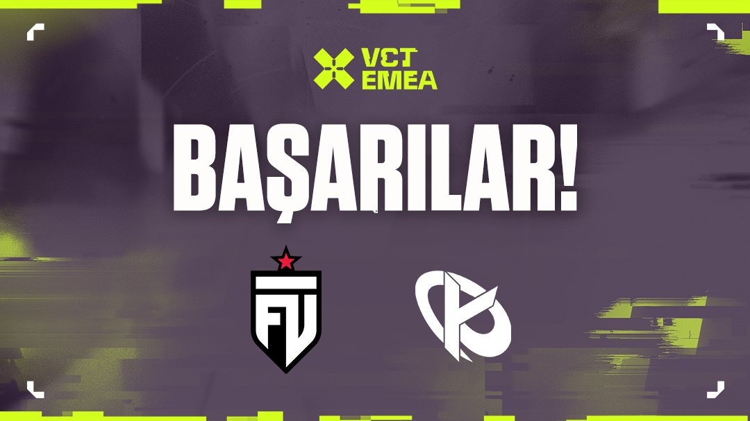 Başarılar @FUTesportsgg! 👊 #VCTEMEA #FUTWIN İzlemek için 👉 twitch.tv/valorant_tur