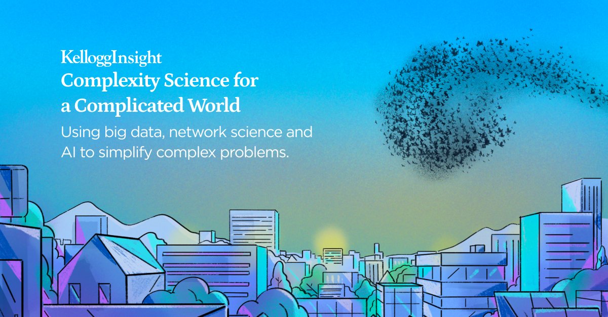 Profs. @UzziLeadership, @dashunwang, and @bfjo cofounded Kellogg’s Ryan Institute on Complexity to bring networks of social scientists together to solve big global problems — and advance the new field of complexity science. kell.gg/2lhv
