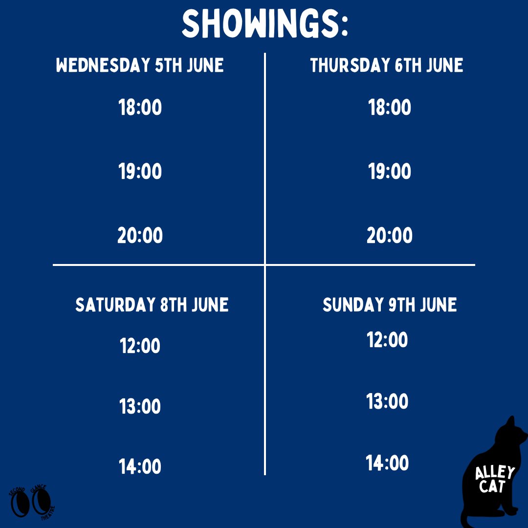 Alley Cat is nearly here! Join us from the 5th - 9th of June for our guided audio play! Alley Cat will explore themes of cat calling and public sexual harassment using a mixture of verbatim and original writing by Al Gregory. Tickets will be on sale soon so please share!!