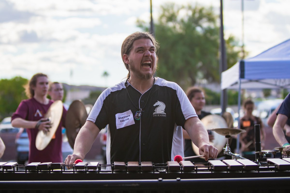 TheAcademyDBC's tweet image. Wait, are Front Ensemble Fridays already a thing? 🎼

📸: Miles Guerrero, Kiara Garrett, Ryan Cleary

#theacademydbc #percussion #frontensemble #drumcorps #marchingband