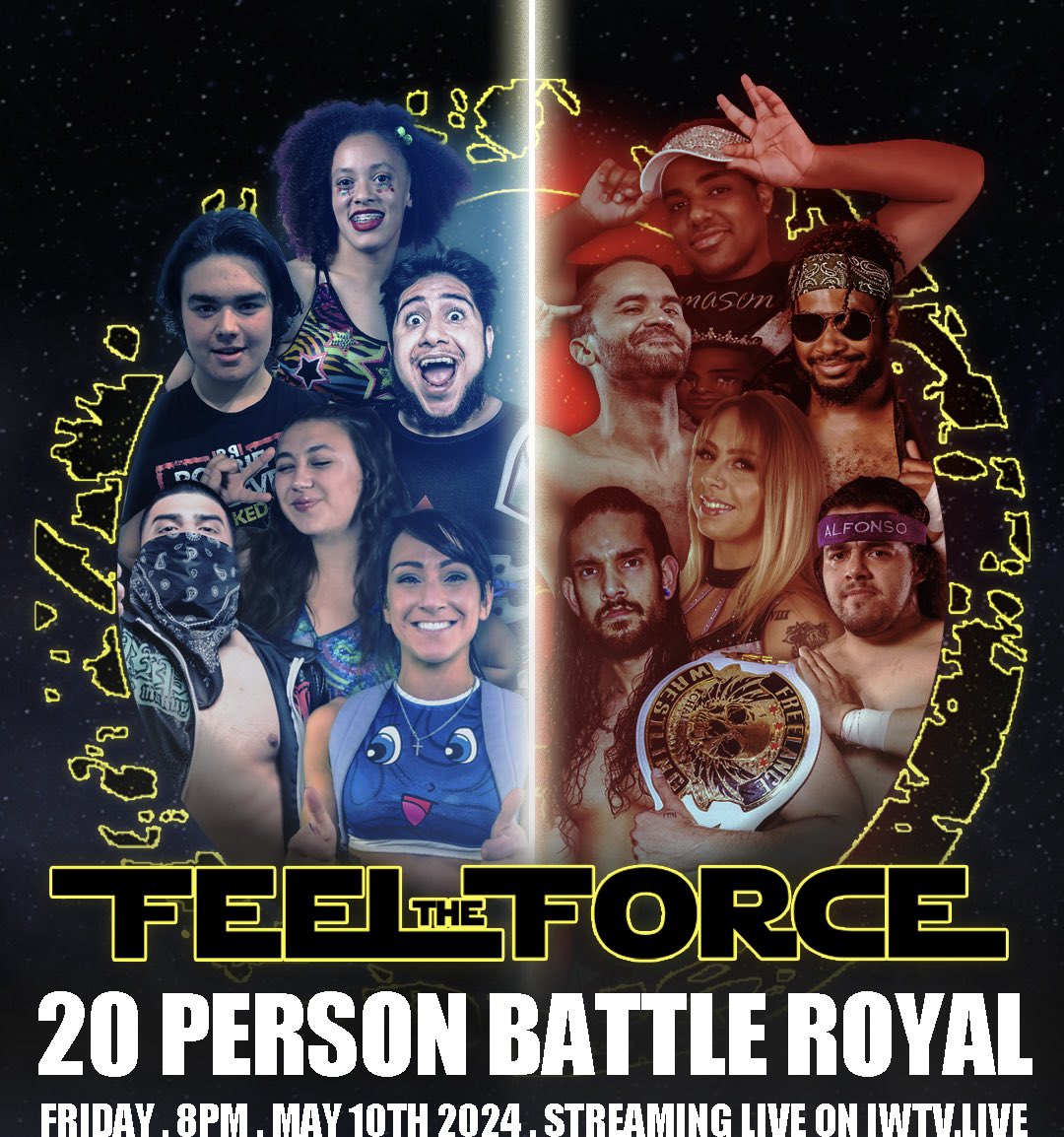 Who wins the rumble & a title opportunity of their choosing tonight!? #FreelanceFaithful…LET US KNOW WHO YOU THINK! Feel the Force #FreelanceForce TONIGHT! Logan Square Auditorium 2539 N Kedzie Blvd Chicago, IL 60647 Doors: 7pm Bell: 8pm Streaming live on…