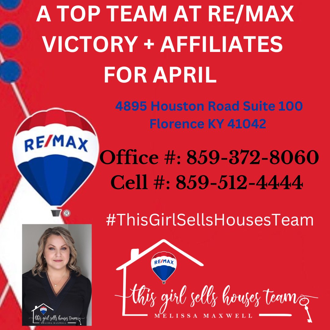 🏡🎉✨ Thank you for making This Girl Sells Houses Team the top team for April! 🙌 Your continued support and business mean the world to us! 💖 #TopTeam #RealEstateSuccess
#ThisGirlSellsOhioAndKY
#ThisGirlSellsHousesTeam
#ReferYourGirl
#experiencematters
#24years
#TeamSuccess