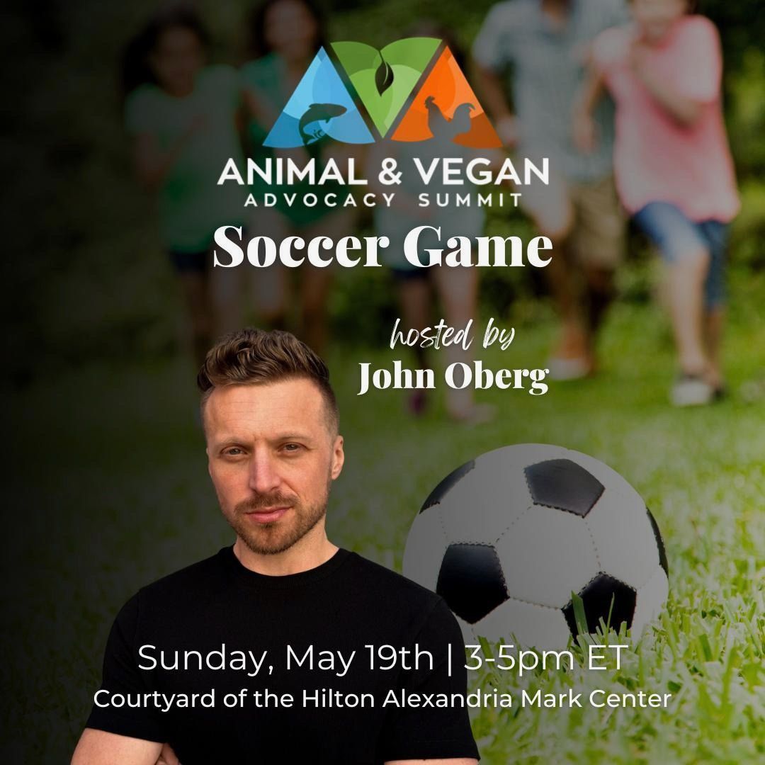 Excited to be hosting the annual soccer match at @TheAVAsummit in Washington, DC next weekend! ⚽ Saving animals and playing soccer ('football' for you non-Americans) are my two greatest passions. 🫶 Who would like to join for the fun?! 😌