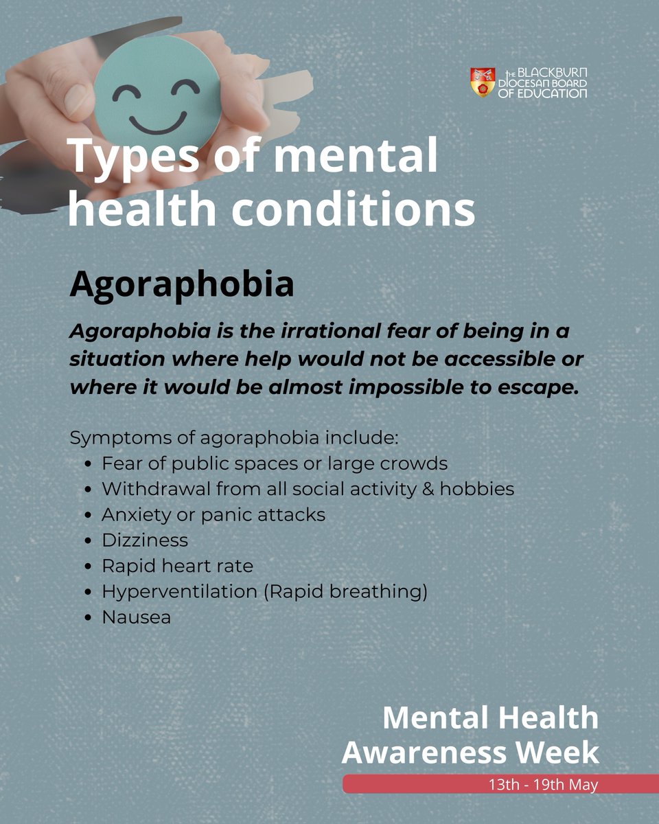 Sharing signs and symptoms of agoraphobia for Mental Health Awareness Week. #MentalHealthAwarenessWeek #mentalhealth