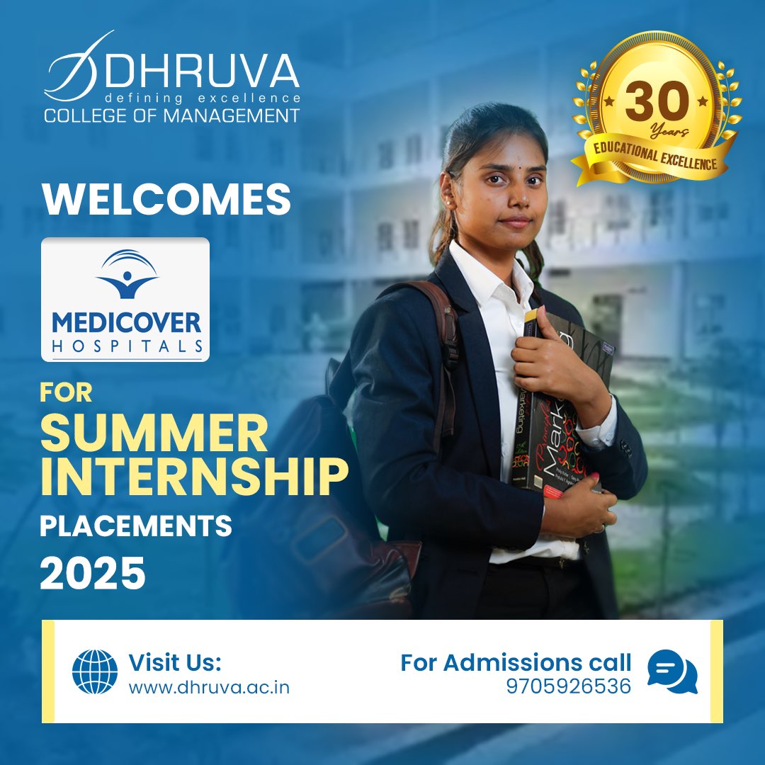 #summerinternship #summerinternship2025 #InternshipPlacement #internships #medicoverhospitals   #dhruvacollegeofmanagement