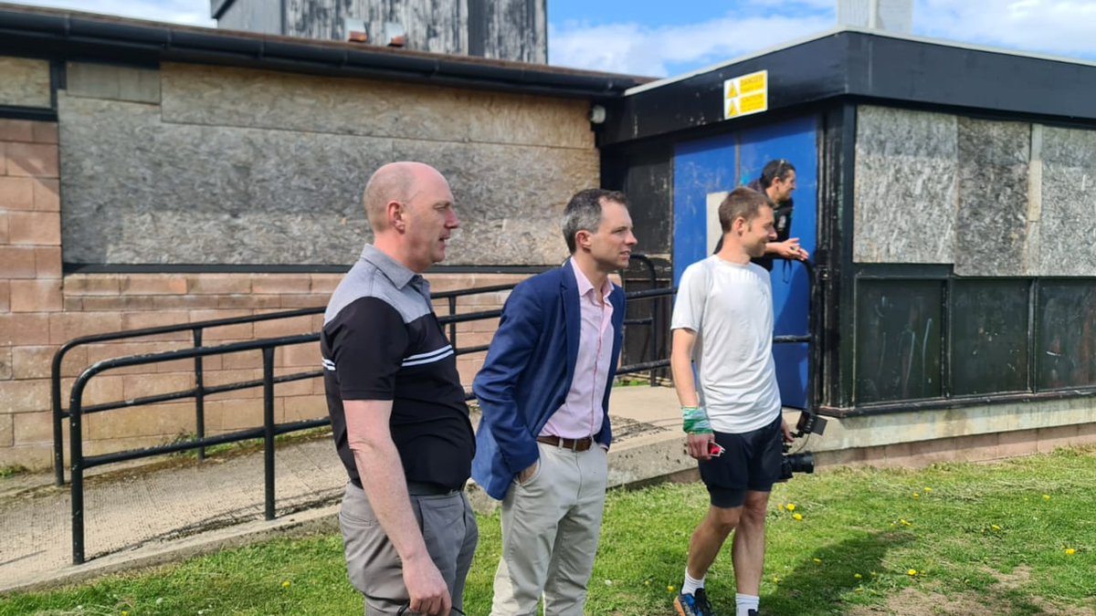 ⚽️ Really good to meet up with Banchory Community FC this afternoon and hear more about their exciting plans for an all weather pitch and new facilities for the club and whole community! 💪 Look forward to working with them to secure the funding to make this happen.