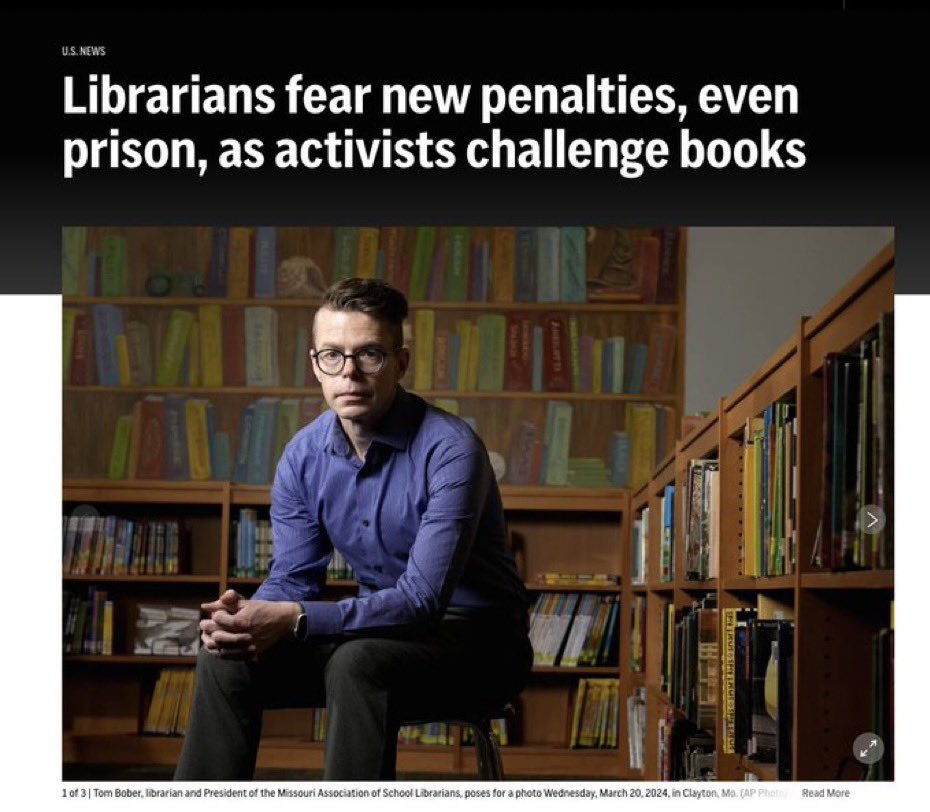 It would be really helpful to see more of y’all speaking out about THIS. 

We know you love libraries but we need you to actually step up for us when it matters.