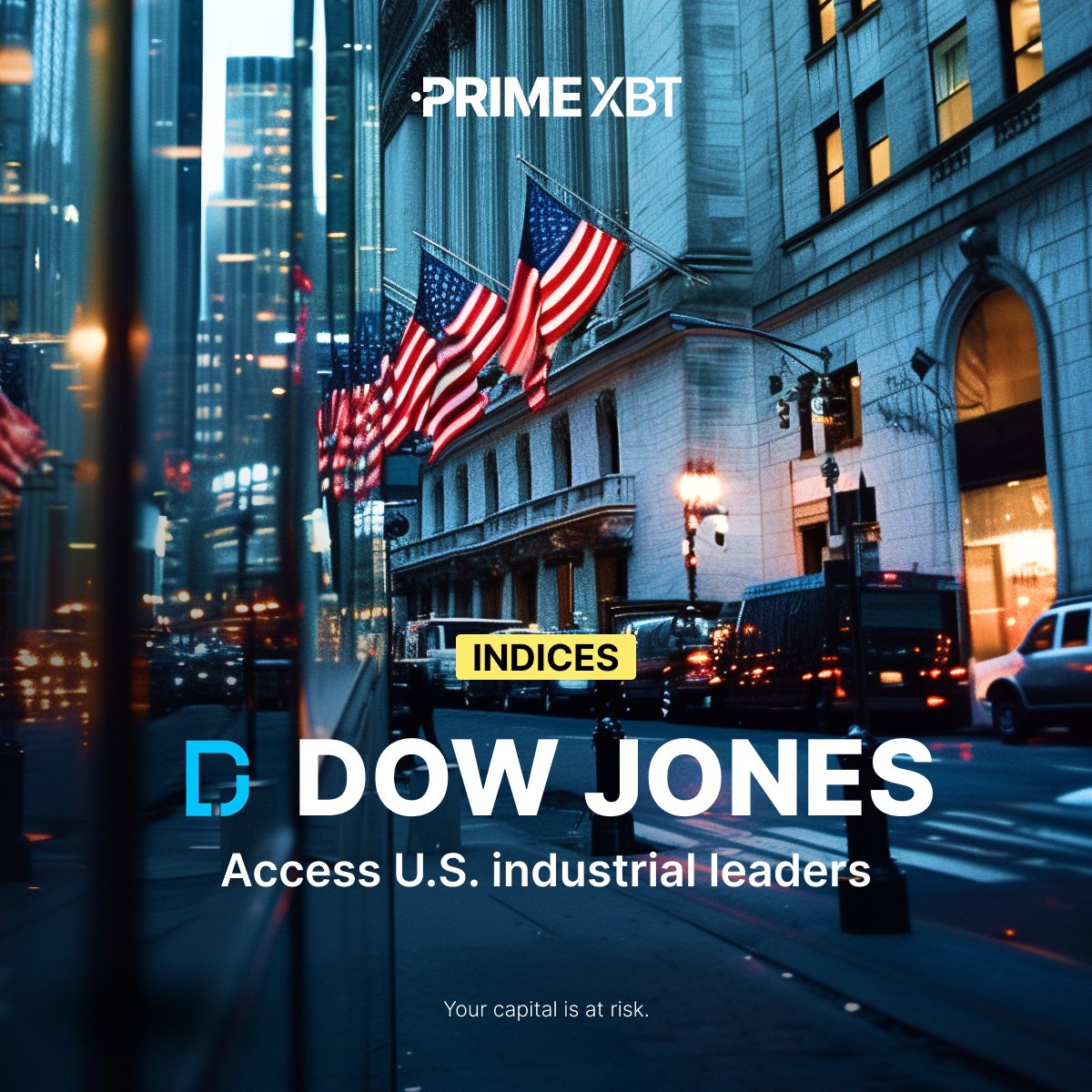 🇺🇸 The #DOWJ represents a direct stake in corporate powerhouses that lead the US economy. Engage directly with America's business elite and elevate your trading strategy. 👉 Begin here: eng.primexbt.com/3wiChUq