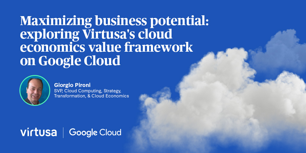 Are you maximizing the true potential of your #cloud investments? Dive into Virtusa's Cloud Economics Value Framework, developed with @GoogleCloud, to drive operational excellence, foster innovation, & optimize costs. Get started here: splr.io/6011YV4sl
#EngineeringFirst