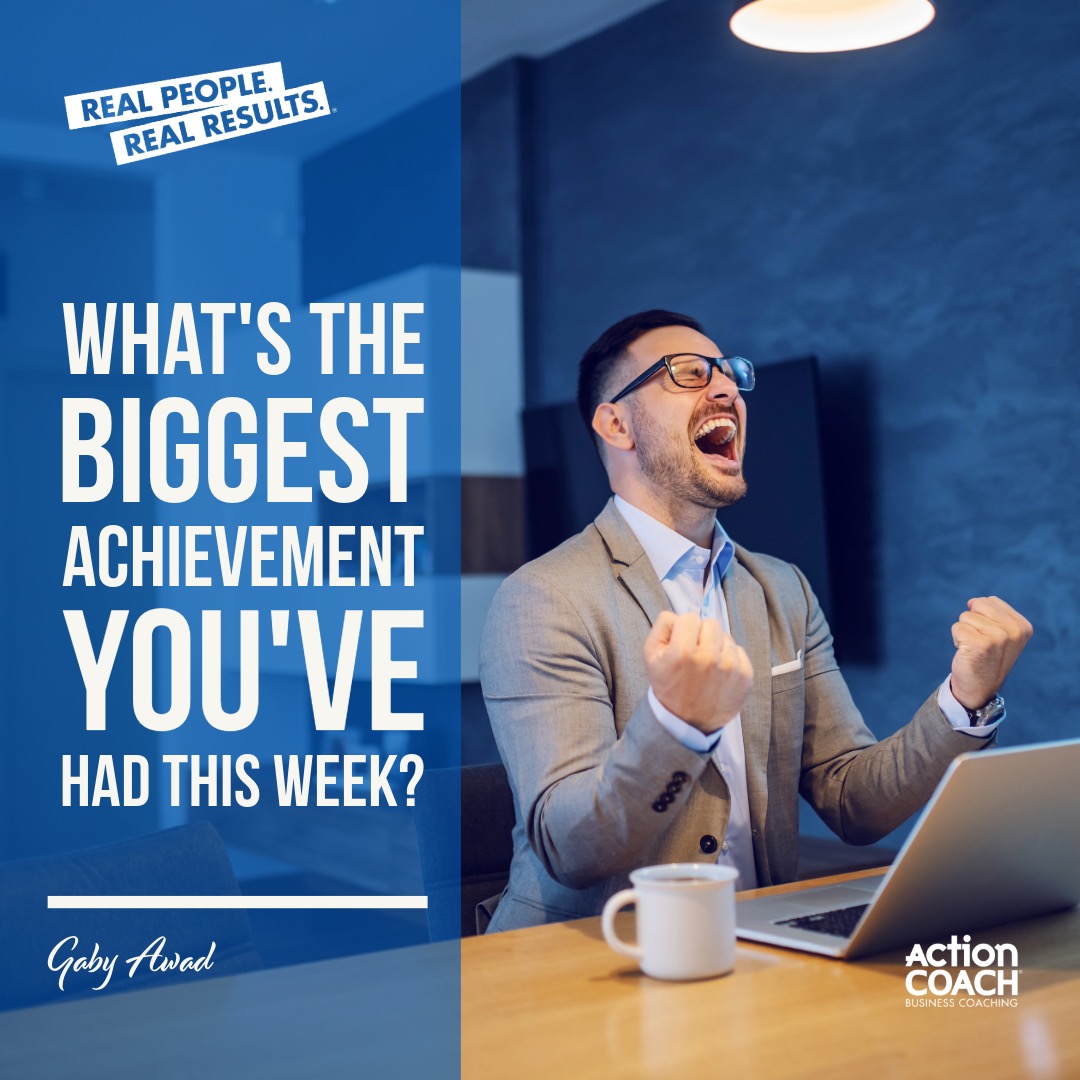 What's the biggest ACHIEVEMENT you've had this week? 
.
.
.
#CoachGWA #BusinessCoaching #Coaching #ExecutiveCoaching #LeadershipCoaching #Growth #BusinessOwner  #Entrepreneur