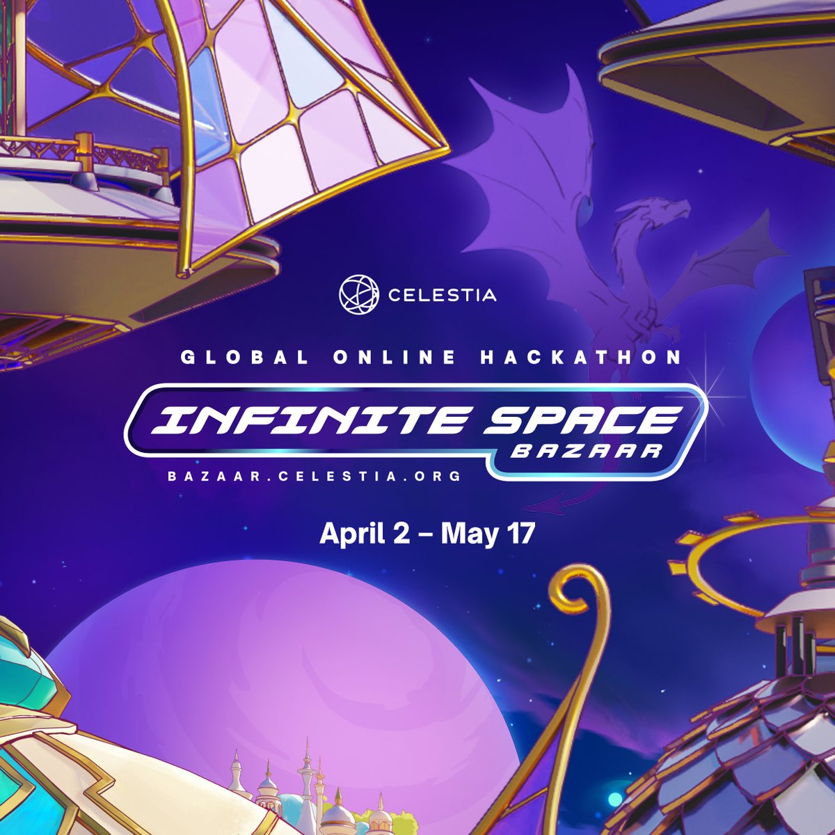 7 days left to submit your project for the Infinite Space Bazaar hackathon. 🪐 Registrations will also close on May 16, one day before the end of the hackathon. Project submission form. 👇 dorahacks.io/hackathon/infi…