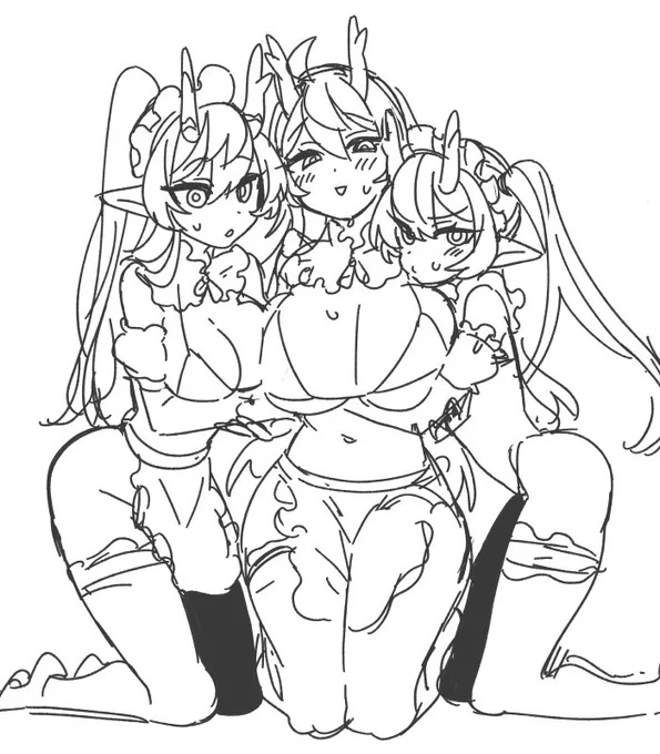 メイド👙りゅーそん︎︎ ♀たち 