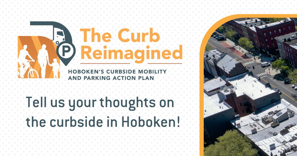 The City today launched the public planning process for The Curb Reimagined, Hoboken's curbside mobility and parking action plan. Hoboken community members are invited to take an online survey, join a virtual workshop on May 23, and more. More info: hobokennj.gov/news/city-of-h…