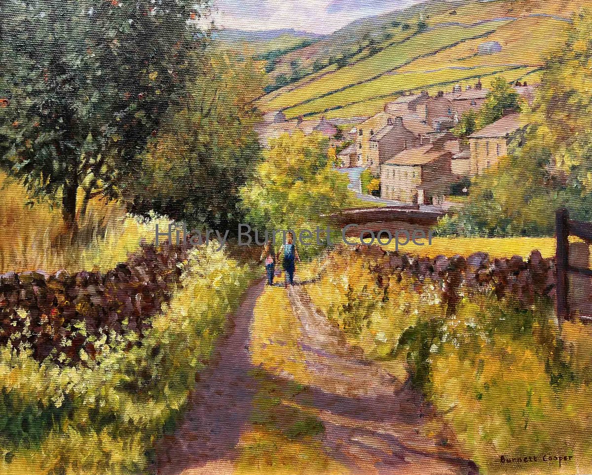 We've a second new artist to shout about at the Old School. Hillary Burnett Cooper's landscape oil paintings depict some classic scenes close our gallery that those who know Upper Swaledale will instantly recognise. For more information please visit theoldschoolmuker.co.uk/hillaryburnett….