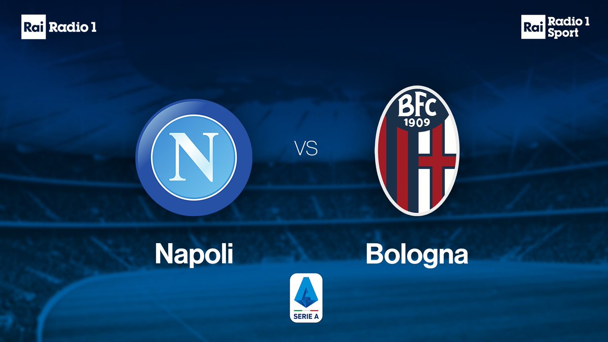 ⚽️ #Calcio 36^ giornata di #SerieA: alle 18:00 segui #NapoliBologna su #Radio1 e @radio1Sport 🎧 In cuffia Giuseppe Bisantis e Piero Vitiello 👉 bit.ly/Radio1RaiTw