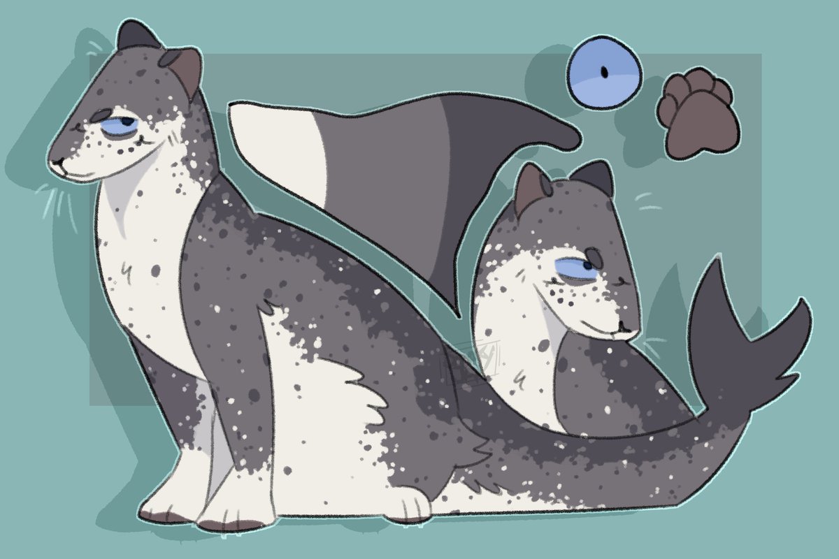 Leopard seal kitty :3 I'm looking at offer for them but I am pretty attached.... #warriorcats #warriorcatsoc