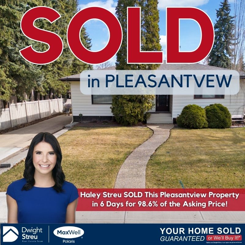 🎉🎉 ANOTHER ONE SOLD!🎉🎉
Haley Streu SOLD this Pleasantview property in 6 days for 98.6% of the Asking Price!

Are you ready to move? Call us TODAY at 780-462-5002 and Start Packing! DwightStreu.com

#edmonton #edmontonrealestate #yeg #yeghomes #edmontonrealtor