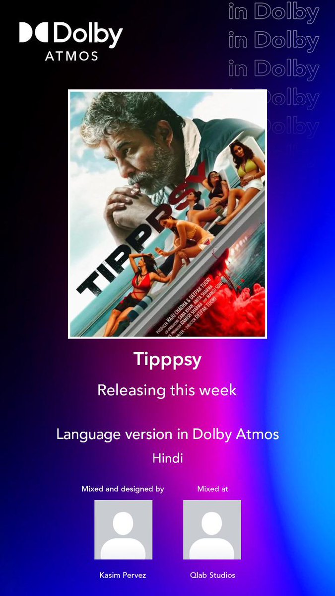 May 10 Releases (#Hindi) ~ Atmos Mix

📽️#Srikanth - #Tipppsy

#DolbyAtmos #Dolby #CineMinds