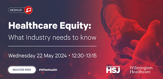hsj_inform's tweet photo. Join our latest webinar "Healthcare Equity: What Industry needs to know" on  22 May, 12:30-13:15 to see how Industry can be part of the solution to reducing healthcare inequalities. https://t.co/Tc6aP2RmMr https://t.co/um1bhy3gLx