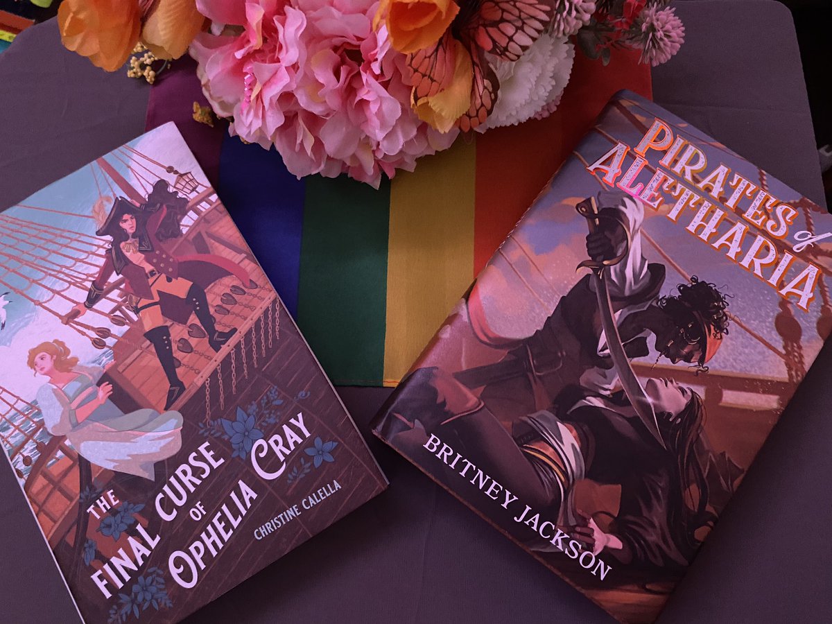bookfanatic's tweet photo. sapphic books on the high seas for #rcmermay #rainbowcrate @rainbowcrate https://t.co/CK9XDXQks5