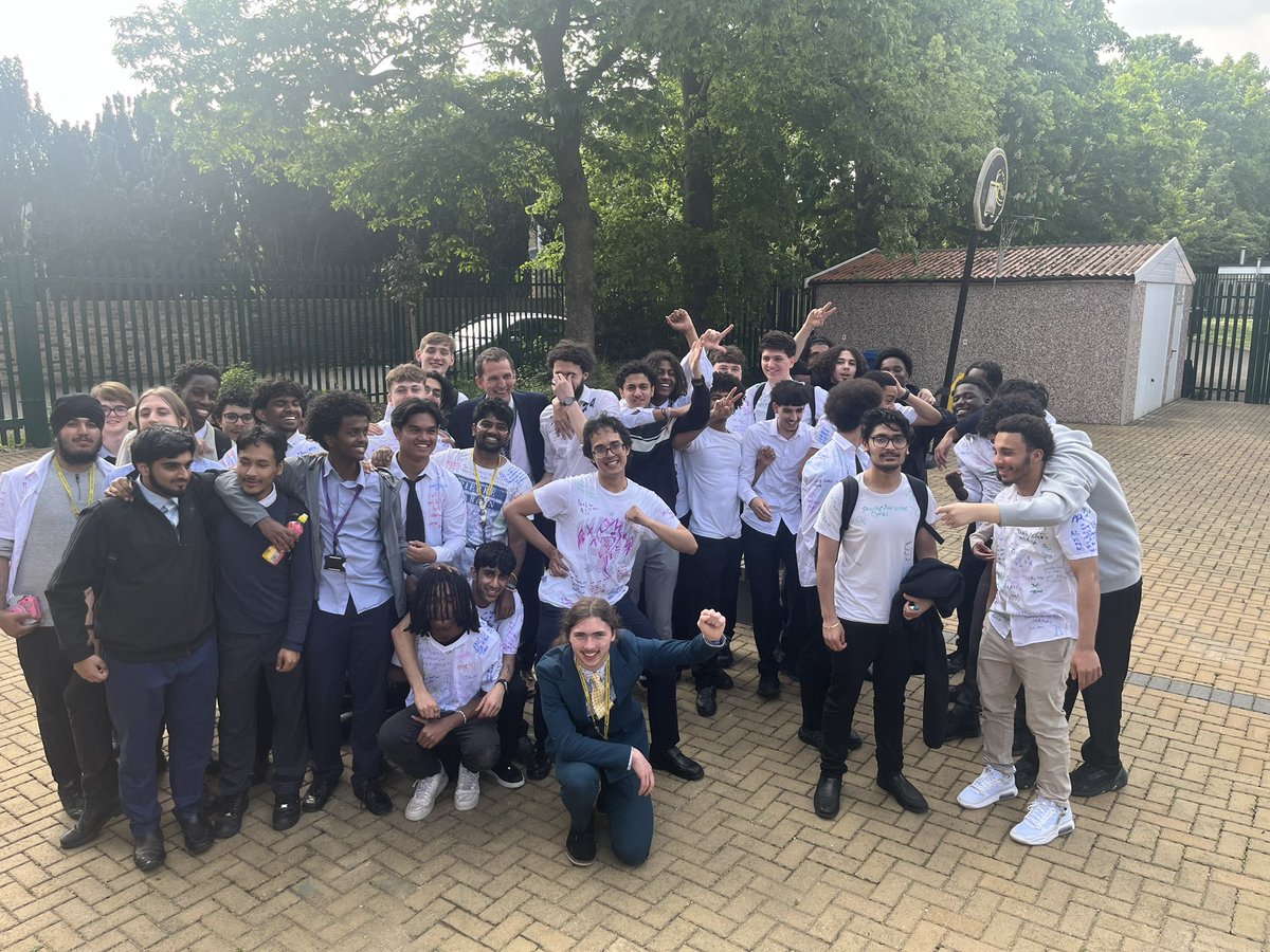 Good luck <a href="/TGS_6thForm/">The Green School Sixth Form</a> Amazing young people with bright futures and our first ever <a href="/TGS_Boys/">The Green School for Boys</a> sixth form students 
Awesome futures await!