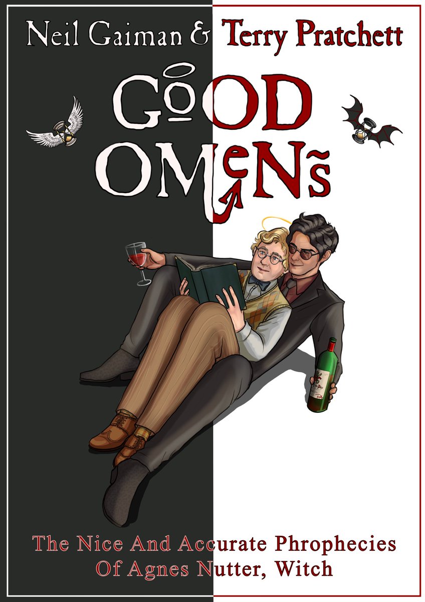 🎈 Happy Birthday, Good Omens! 🎈

I can't believe I never drew Book!Omens before...

#ineffablehusbands #goodomens #aziracrow #bookomens