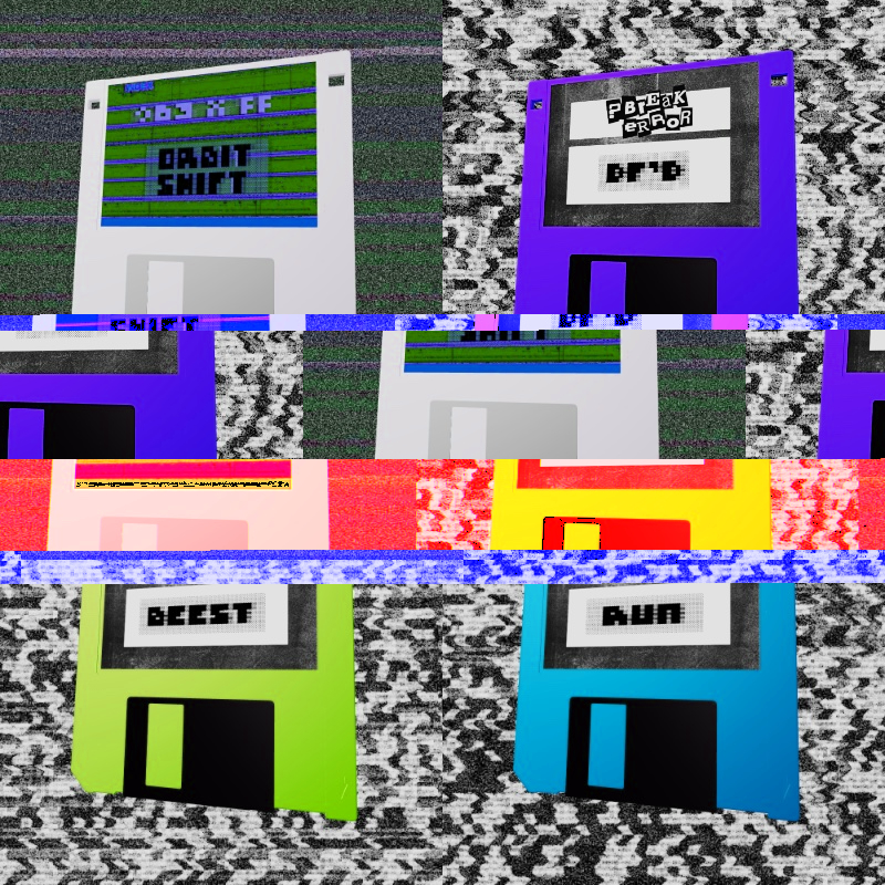 Some chippy-breakbeat-wave on #bandcamp for free 📻

'Orbit Shift': 4erg-v7jy
'DF'D': jj7k-6k4q
'Beest': yagv-e28r
'RUN': sbcx-uc5e

GOTO breakerror.bandcamp.com/yum and enjoy! 🖤

#yumcode #floppydisk #synthwave #postpunk