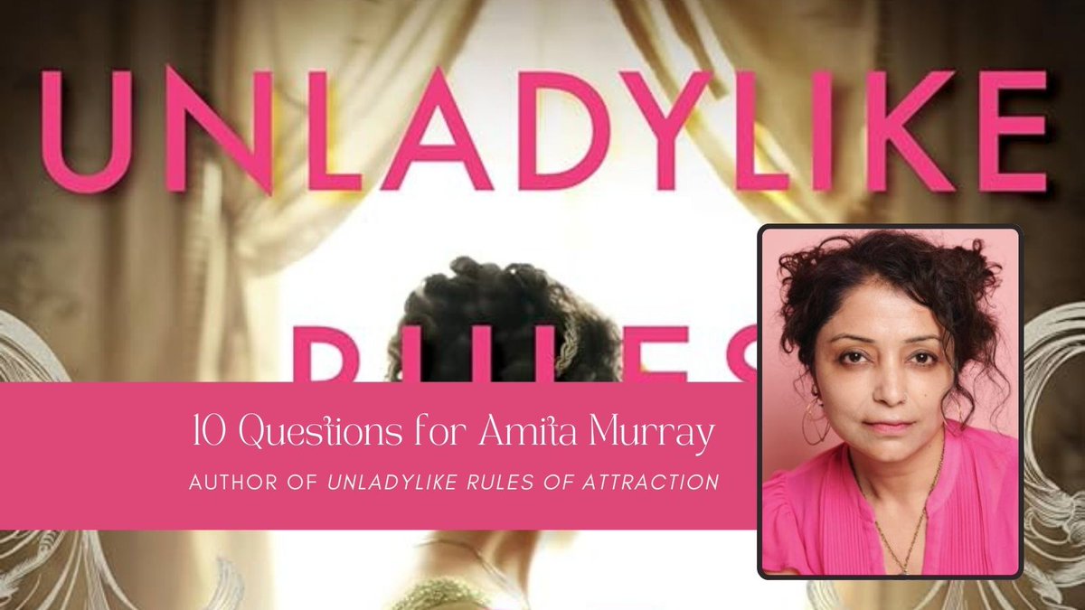 💰A sudden inheritance ❤️‍🔥A sizzling inheritance executor 📚Writing Regency romance It's all here in our latest #10Qs with @AmitaMurray, author of UNLADYLIKE RULES OF ATTRACTION: bit.ly/3yo7u9N