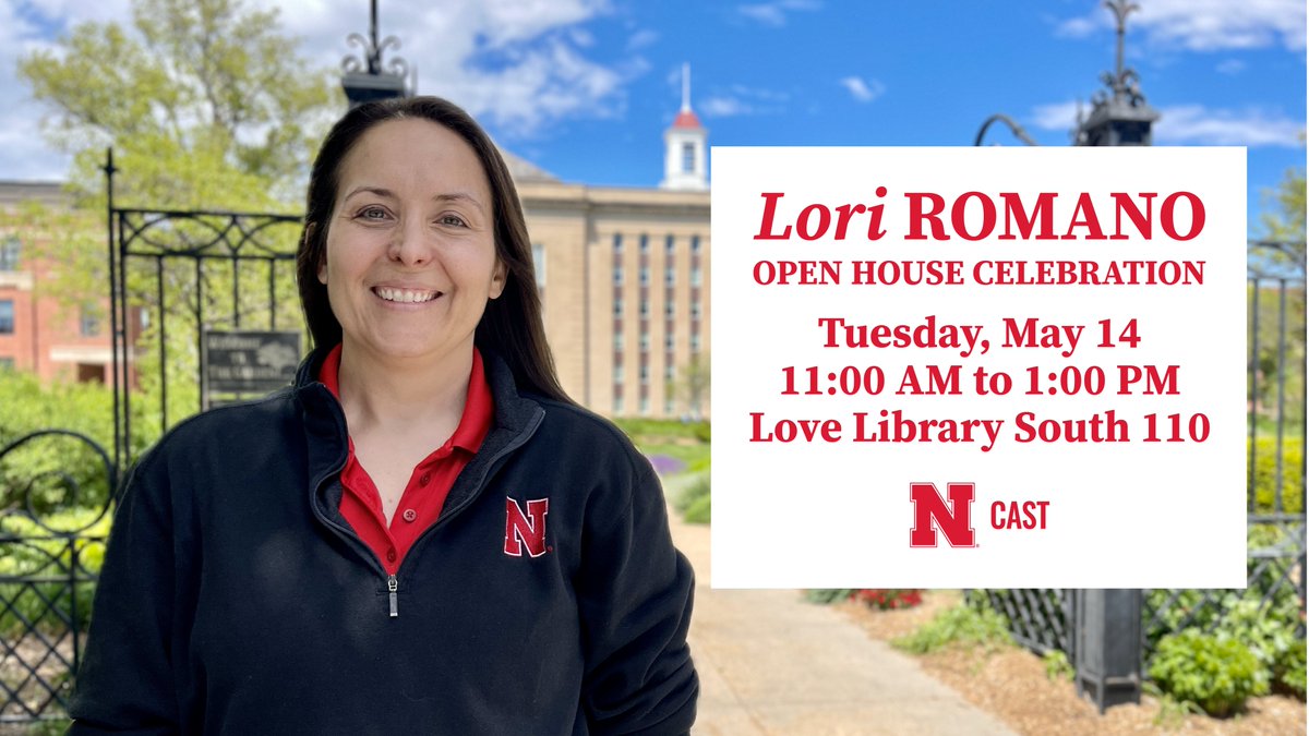 We are excited to invite you to an open house celebrating Lori Romano as she transitions into a new chapter of her career. 🥳 Please join us for an open house celebration on Tuesday, May 14, from 11:00 AM to 1:00 PM in Love Library South 110.