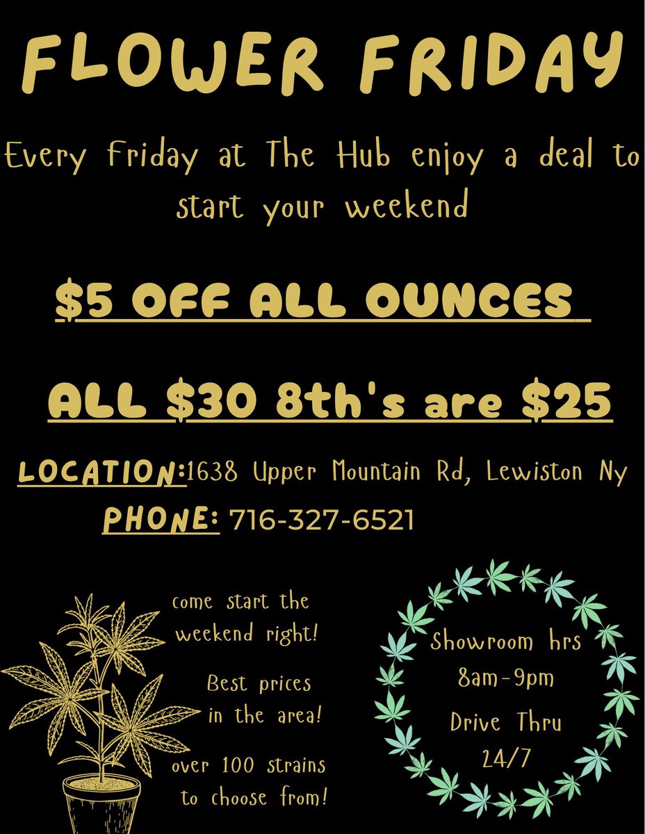 Don’t forget it’s Flower Friday! Come see us today!