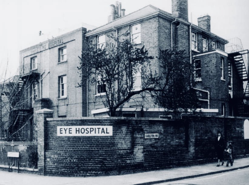 The old Eye Hospital near St. Anne’s School was demolished c. 1996.
