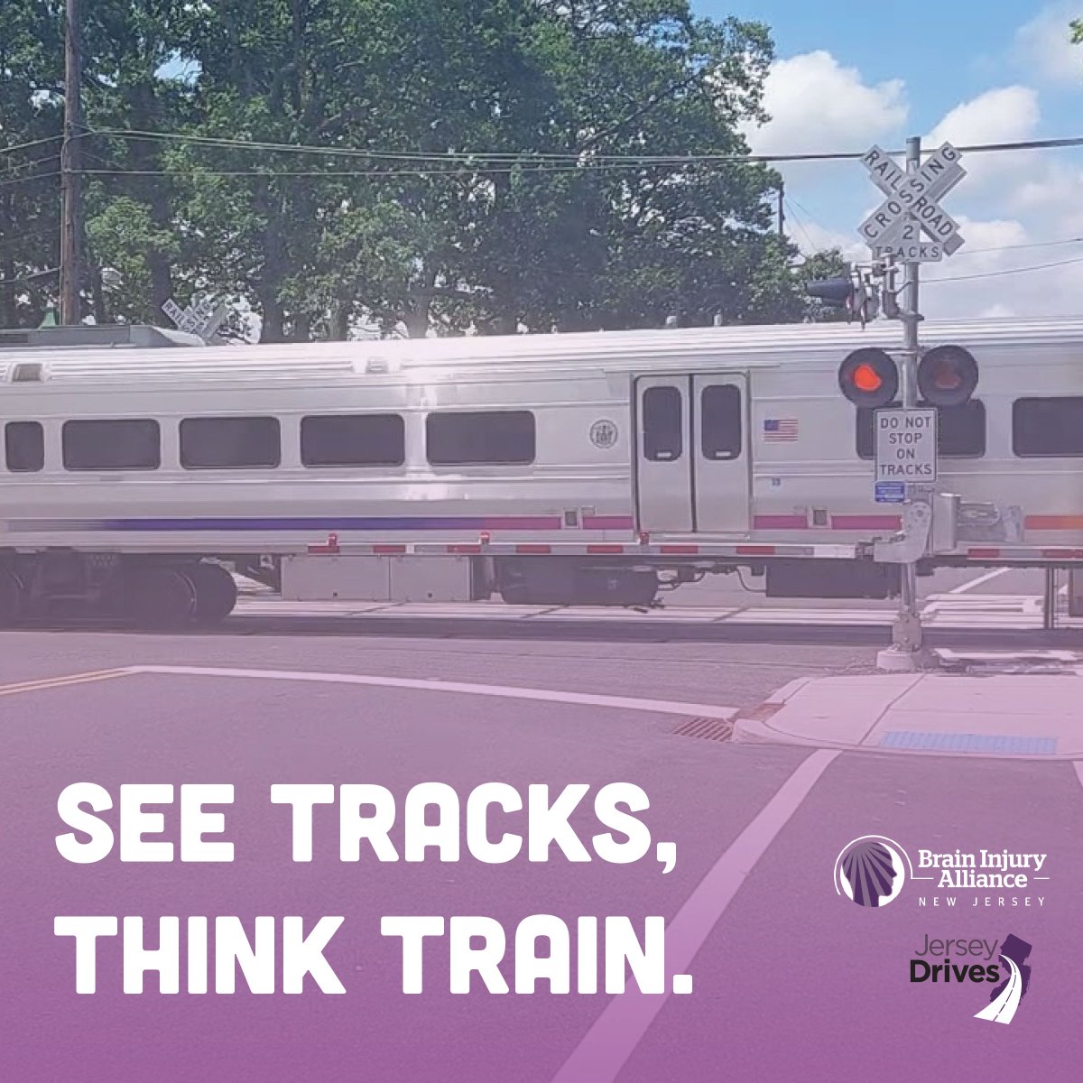 Tomorrow is National Railroad Day! Remember to follow all railway signs and signals. Don’t cross if the lights are flashing or if the gate is down, even if you don’t see a train coming. #NationalRailroadDay #JerseyDrives