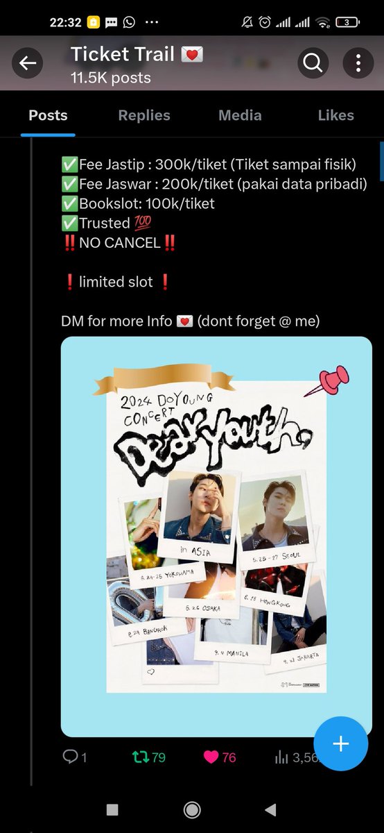 taamariin's tweet photo. @cimolikyu @Ticketraill done kak!! 
btw mutualan yuk i also a teume >< 🤍 https://t.co/W4VJkn8Btq