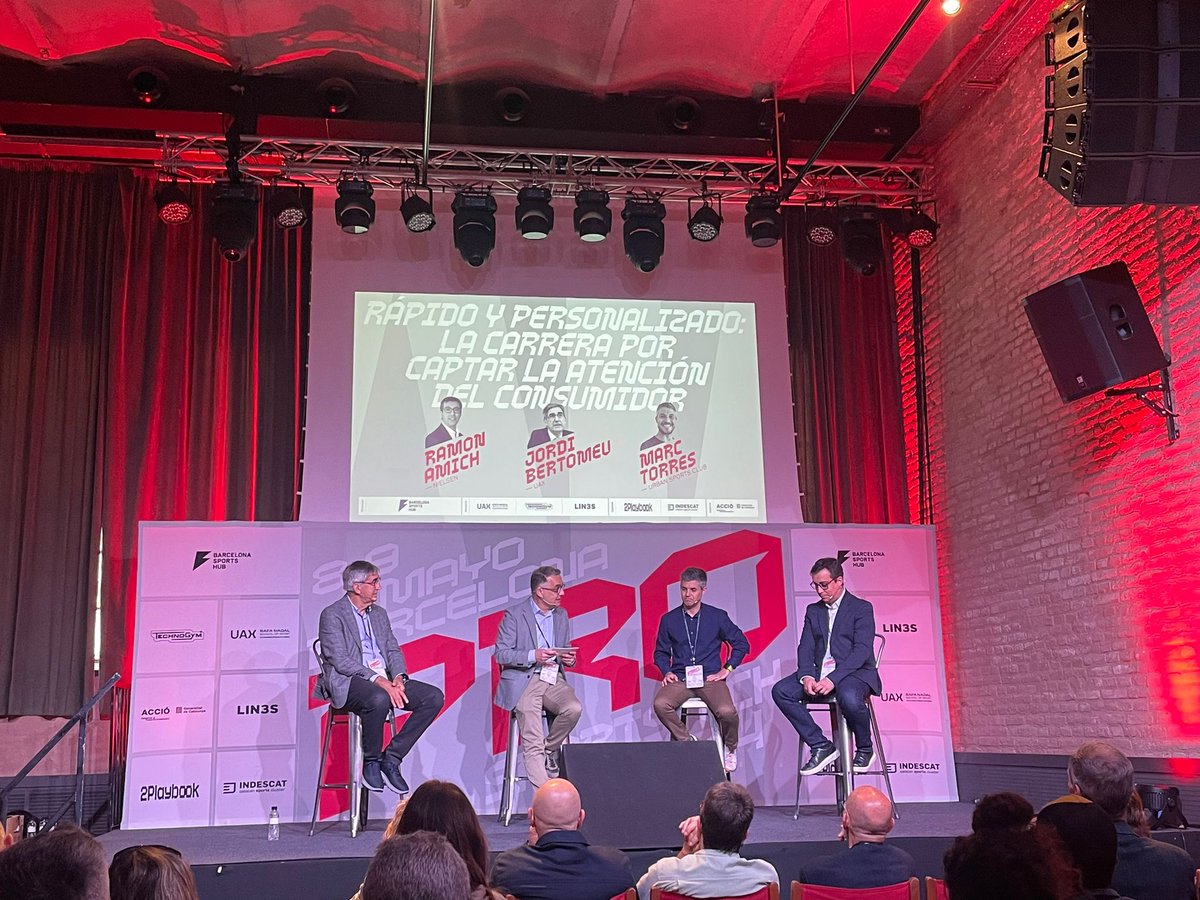 #UAXRafaNadalSchoolofSport ha participado los días 8 y 9 de mayo en #ProSportsTech gracias a @2Playbook. Jordi bertomeu, profesor de nuestro MBA in Sports Management y exCEO de @EuroLeague , ha participado en la mesa redonda 'Rápido y personalizado: la carrera por captar la…