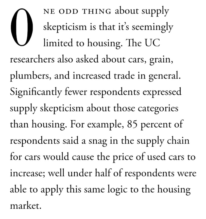 My version of the 'don't make me tap the sign' moment from the Simpsons is this passage from a piece written by @JerusalemDemsas back in 2022. When input costs and shortages increase for a given product, they are reflected in its listed market price - housing is no exception.